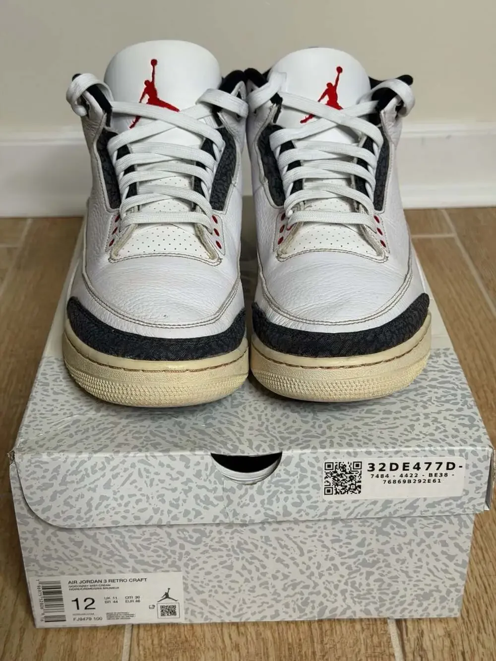 Nike Air Jordan 3 Retro SE Fire Red Denim CZ6431-100 Size 12
